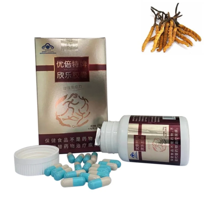 
Wholesale OEM Organic Coriceps Cordyceps Sinensis Extract Powder Capsules 