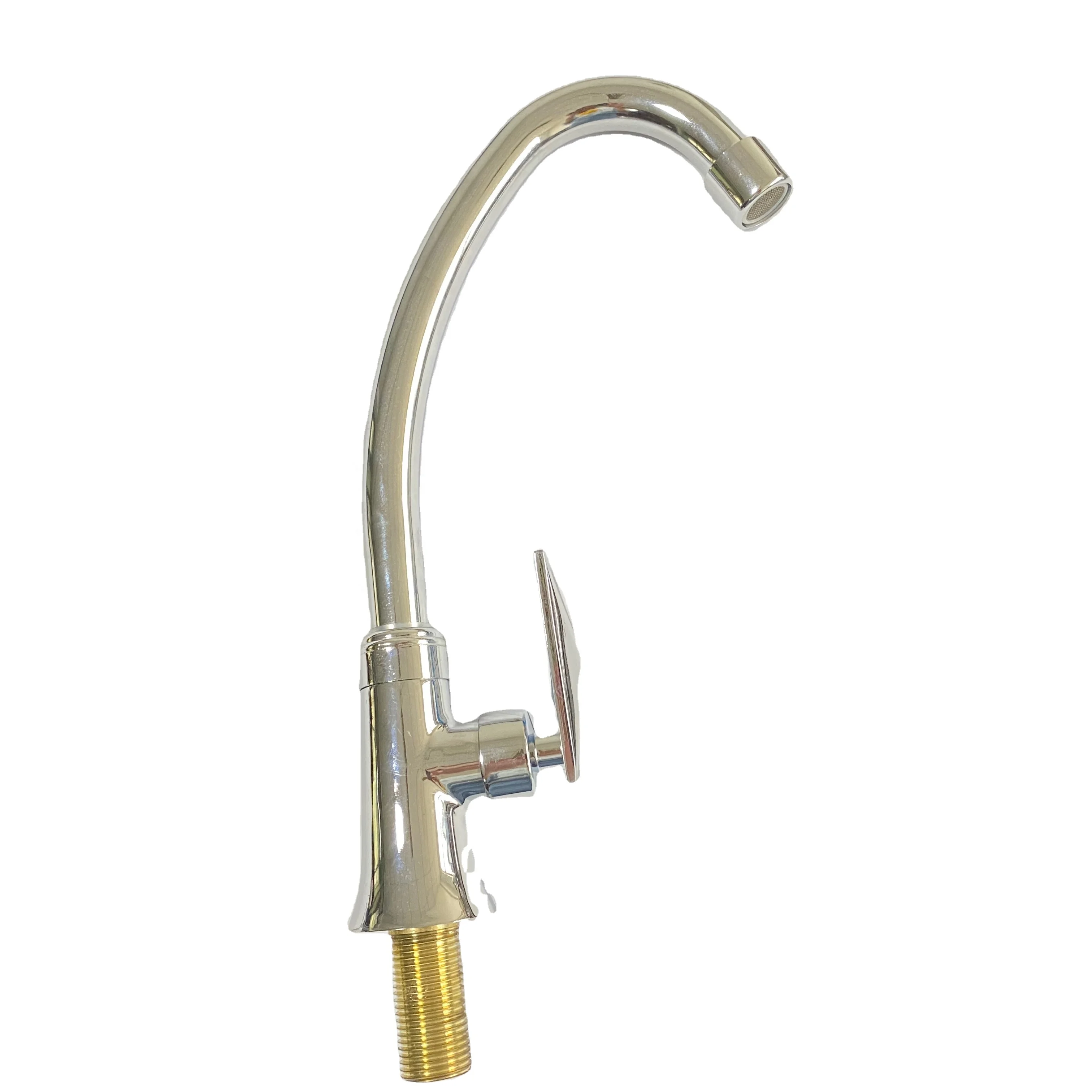 
Kitchen Swivel Sink Water Filter Tap Modern Bathroom Basin Chrome Plated Faucet 