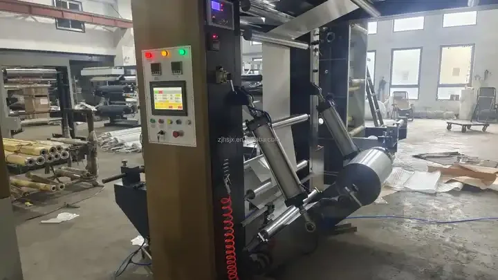 YTB-4600 высокая скорость 4 вида цветов крафт-бумаги Флексографические принтеры флексографская печатная машина