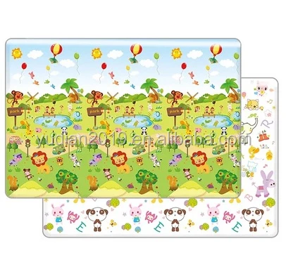 Chinese Supplier PU Polyurethane Bath Mats Printing Puzzle Play Mat Educational Baby Play Gym Kids Floor Mats Kids