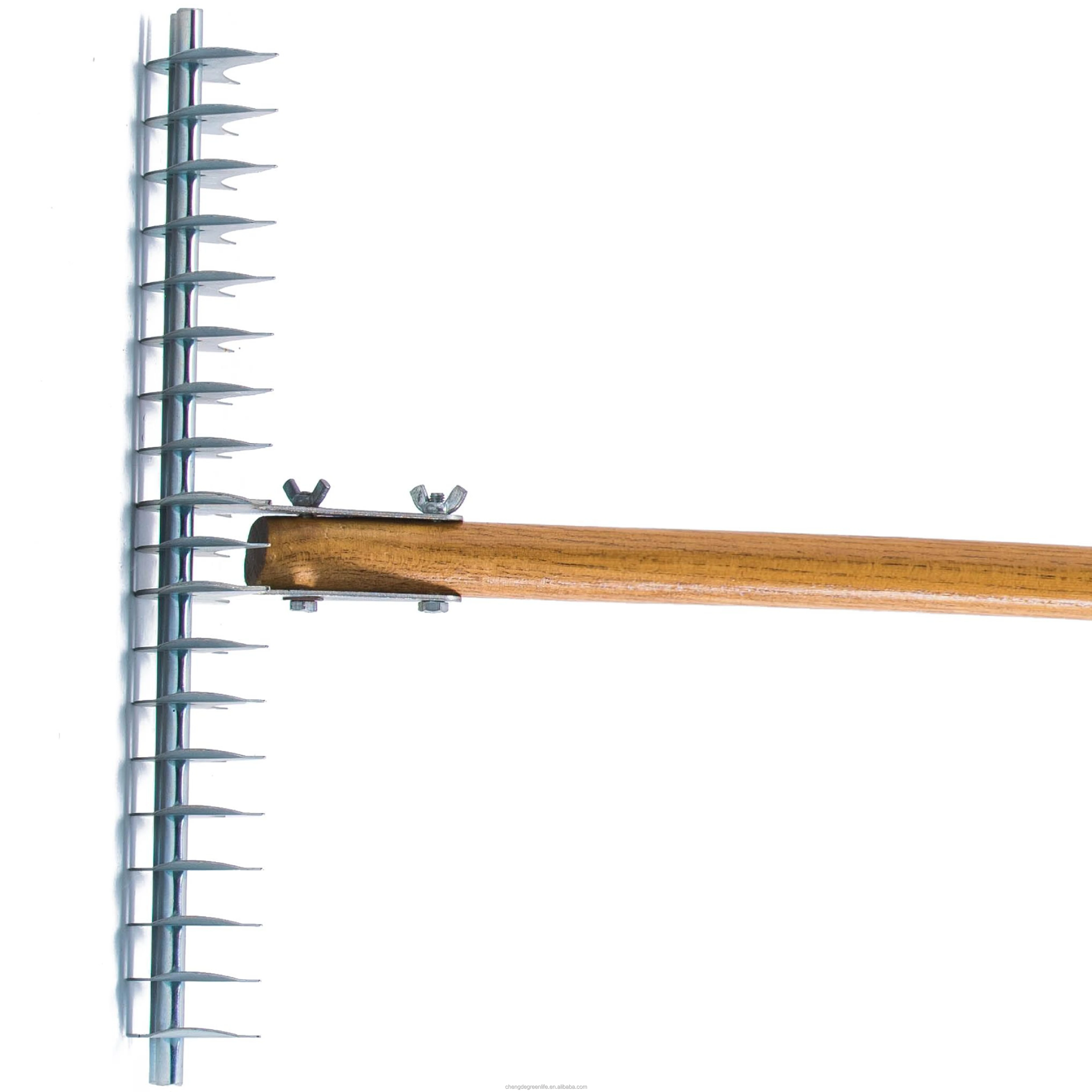 THATCHING RAKE  LONG WOOD HANDLE
