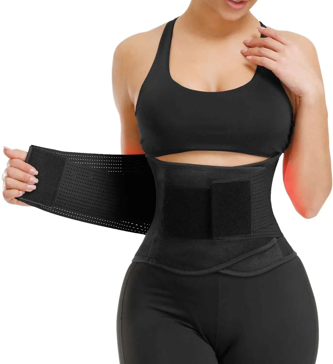 
Wholesale OEM Neoprene Sports Slimming Belt Waist Trainer Fitness Lose Weight Sweat Belt Sauna Waist Trimmer for Men Women 