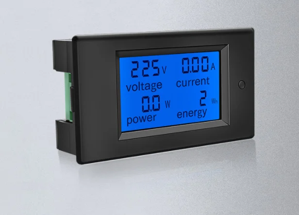 Peacefair AC Single Phase Digital Wattmeter Power Energy Kwh Meter Ammeter 220V 100A Homekit PZEM-061 with Coil