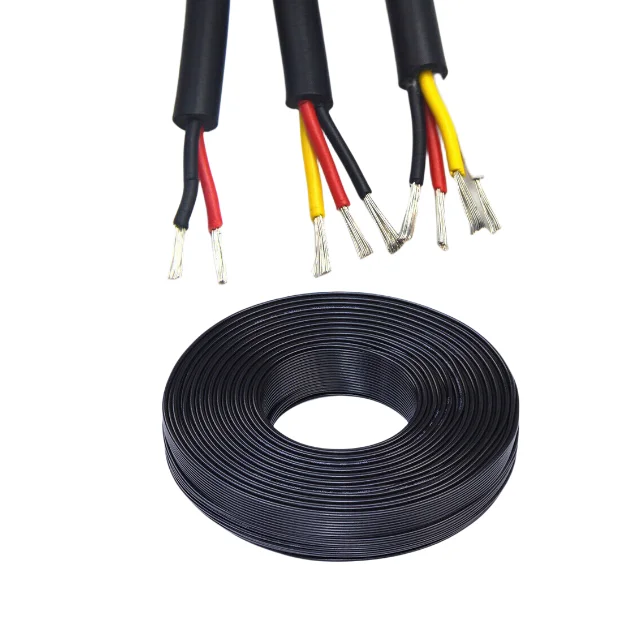 AWM UL2464 Shielded Signal Electronic Wire 2464 2-4 Core PVC Shielded Signal Cable for Noise Reduction Control Applications