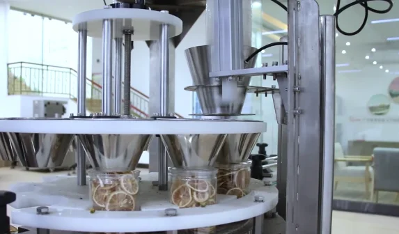 solution filling machine manufacturing plant automatic 14 head scale weigher granular multi-head filling machine