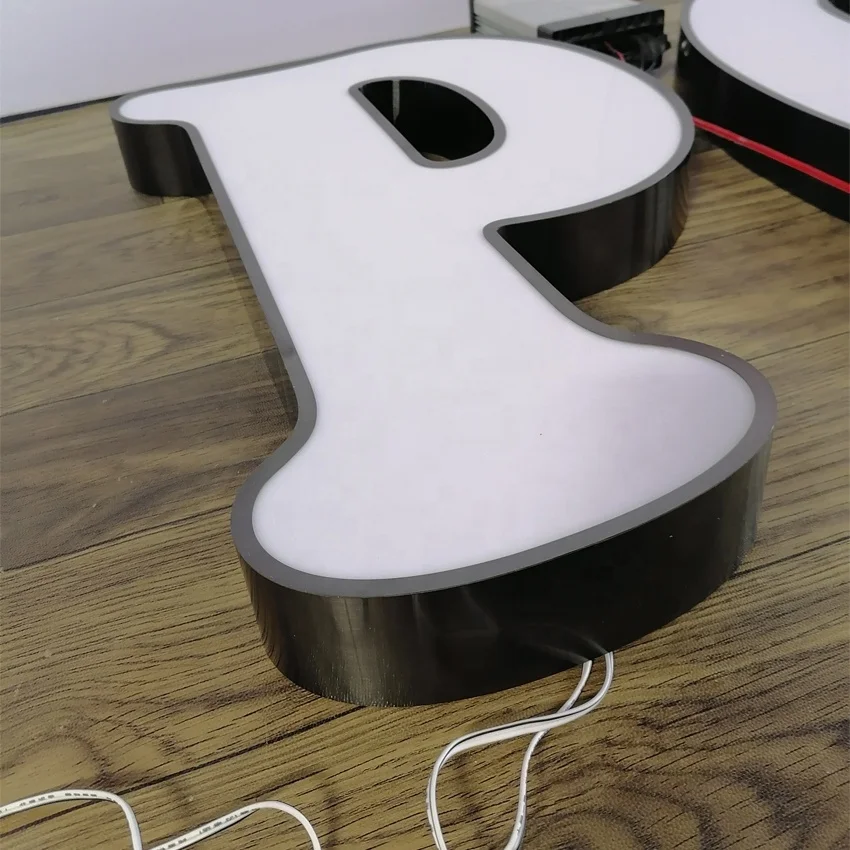 Логотип со светодиодными фонарями вывеска для ресторана вывески магазинов 3D электронные светодиодные наружные цена с логотипом