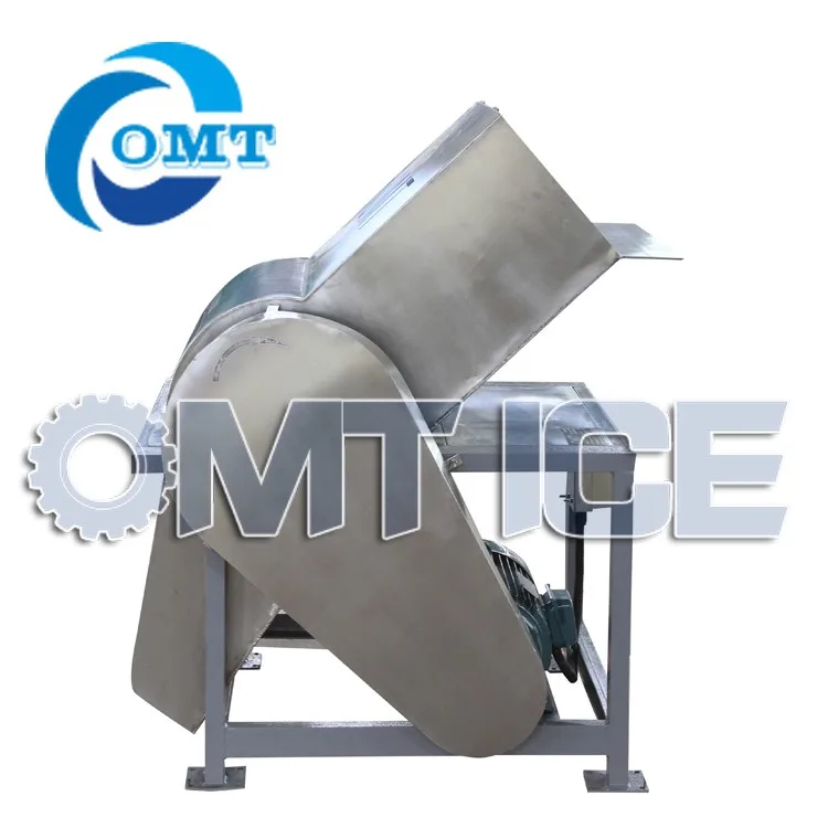 OMT hot sale stainless steel small electric block ice crusher machine