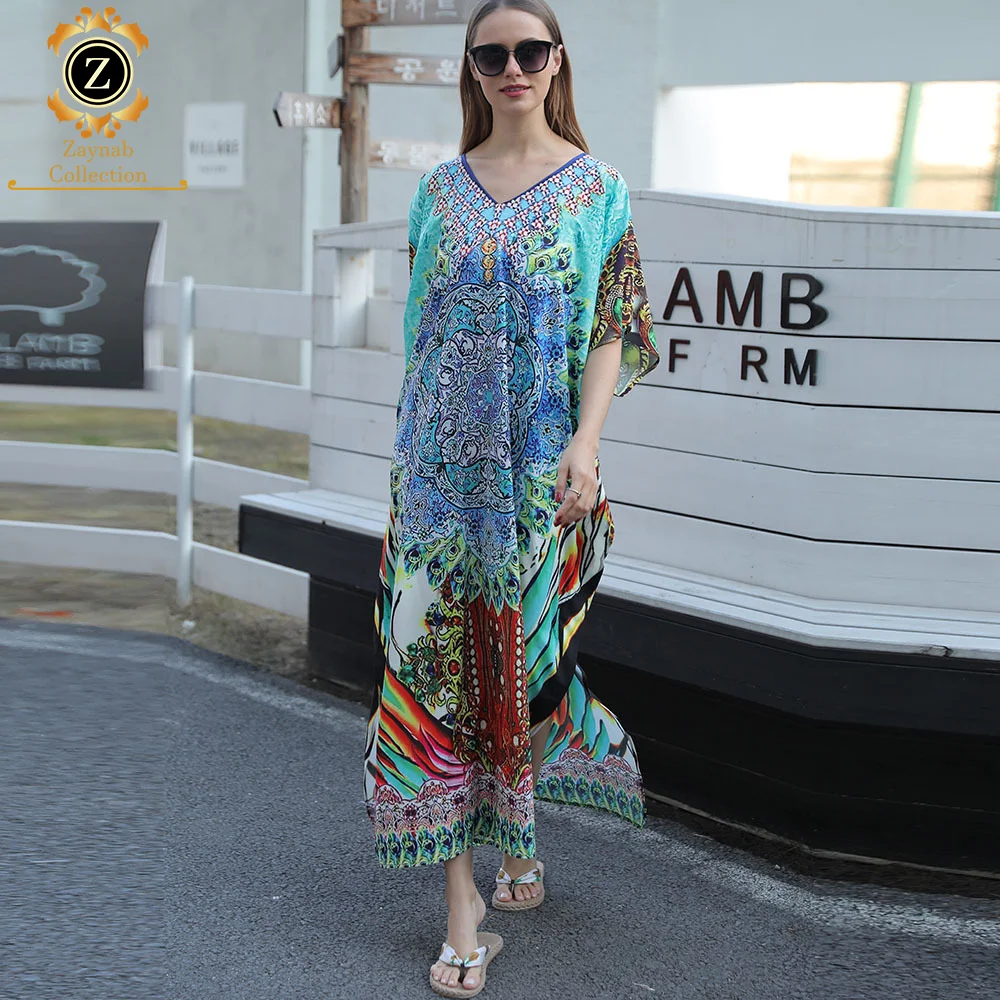 Zaynab Kaftan Abayas Open Wholesale Women Dubai Islamic Clothing Custom Fabric Material Kaftan Abaya Women Muslim Dress Kaftan