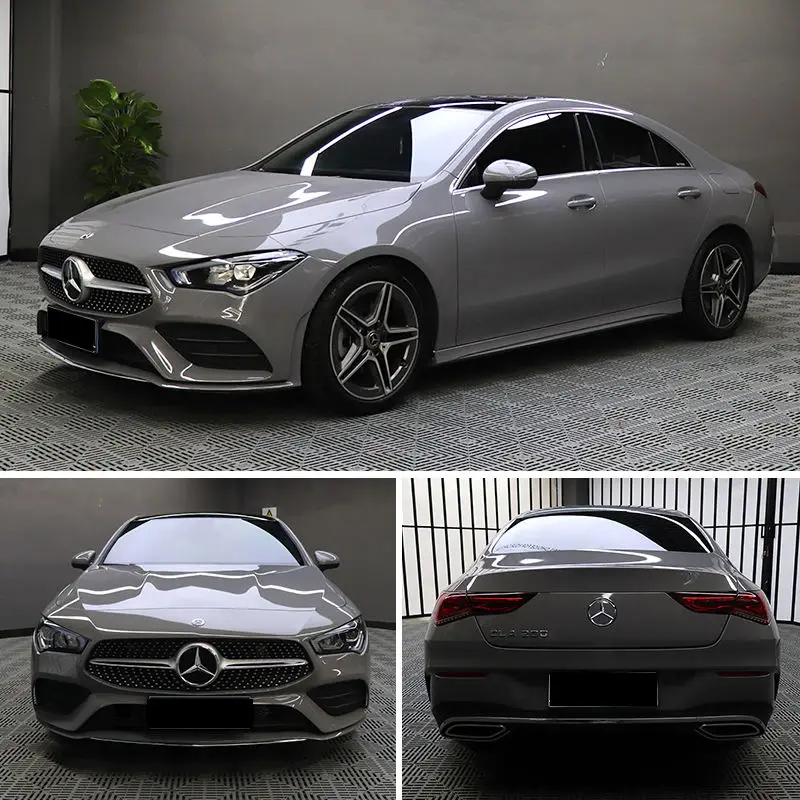 High quality Factory Price Crystal Piano Light Colored Nadeau grey wrapped Automotive gloss series multi-colored vinyl