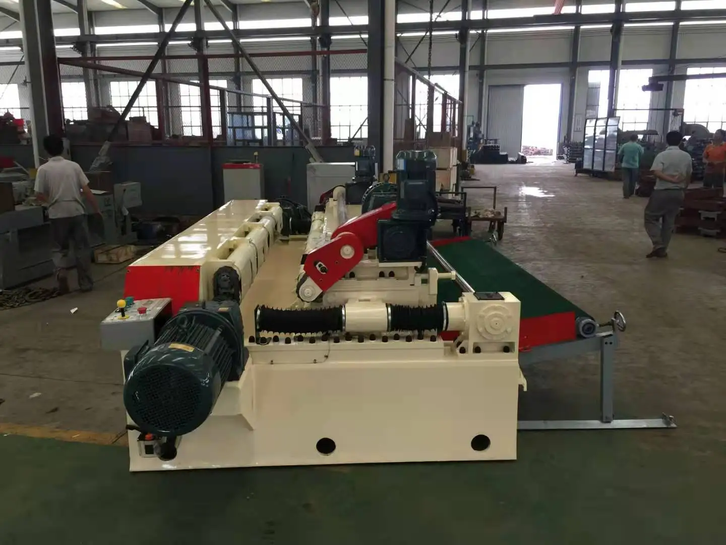 High accuracy Automatic high speed spindle veneer peeling lathe veneer peeling machine