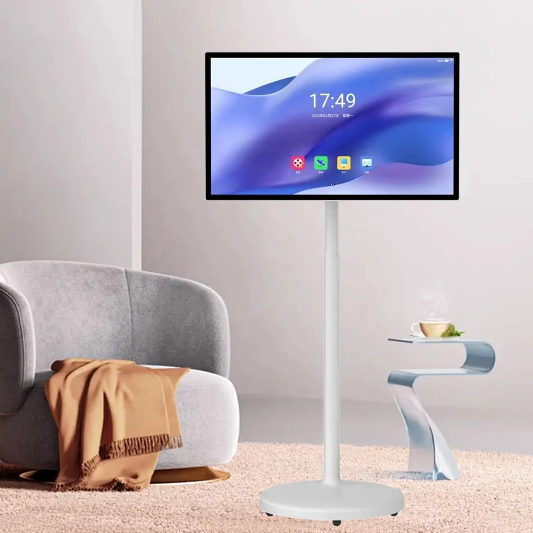 KU & SI Android Mobile Smart Tv дистанционный ЖК-21 5/24/27/32 дюймов беспроводной портативный телевизор с подставкой