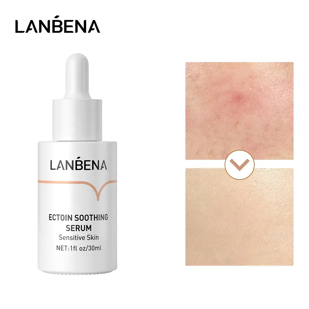 LANBENA Ectoin Soothing Serum Anti Allergic Enhance Skin Bottom Repairing Acne Marks Damage Moisturizing Sensitive Skin 30ml