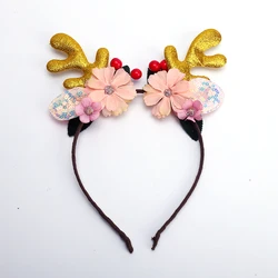 Professional manufacturer Antler headband 5-piece set Christmas antler headband