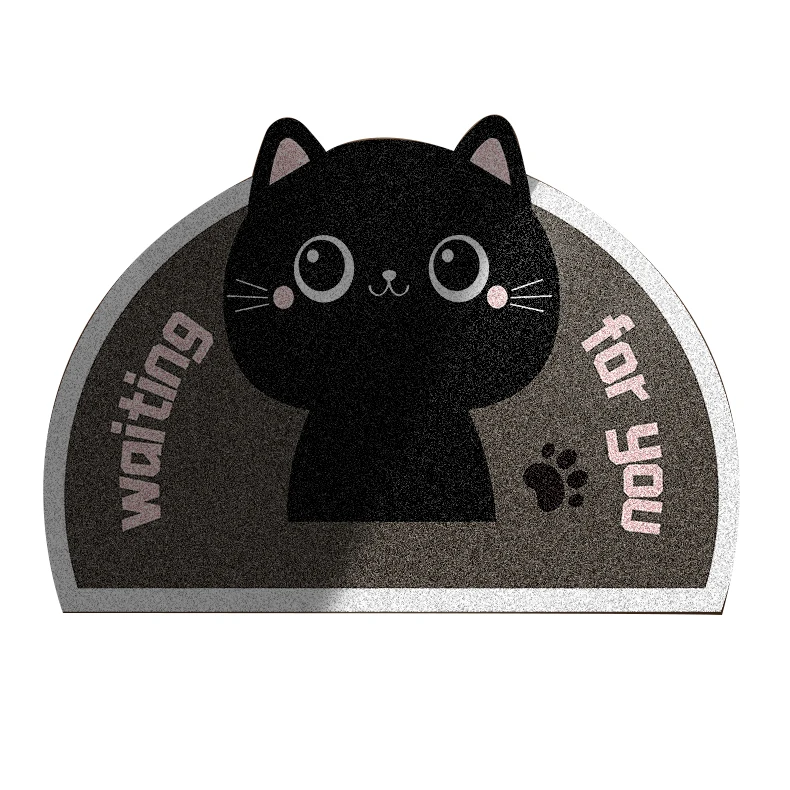 Customized Anti Slip Mat Various Patterns 8mm Thickness Coiled Material Door Mat For Home