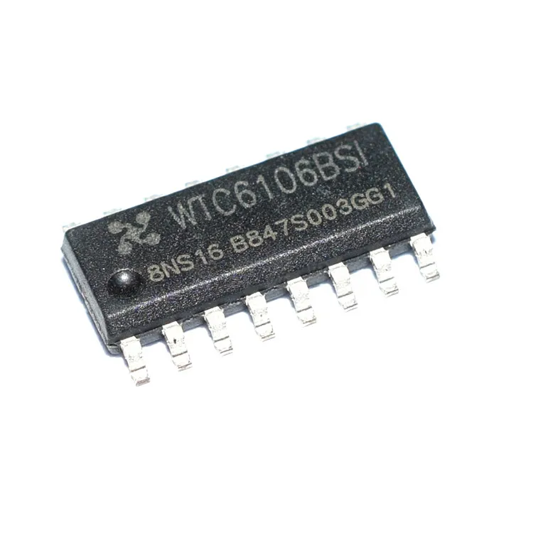 WTC6106BSI SOP-16 SMD brand new original touch sensor switch chip IC 6 keys
