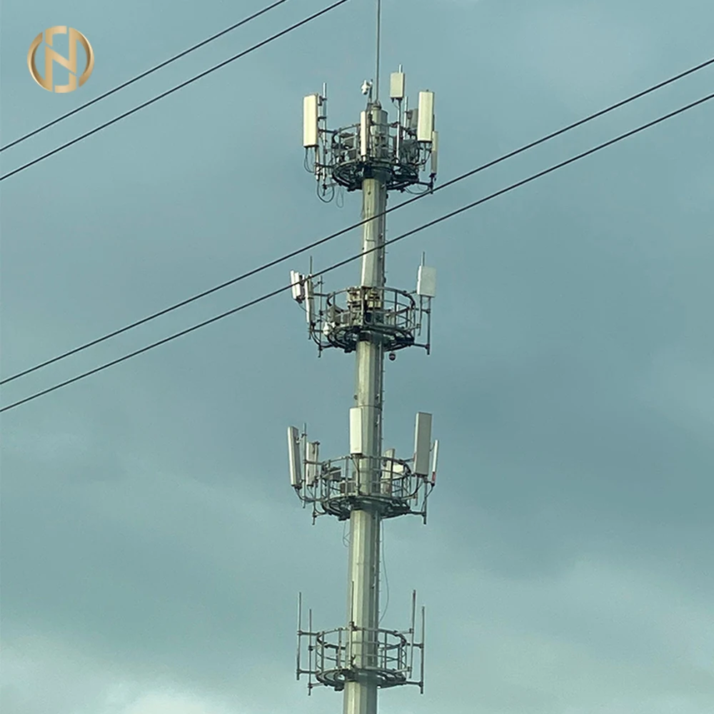 Galvanized Gsm Antenna Telescopic Mast Tower