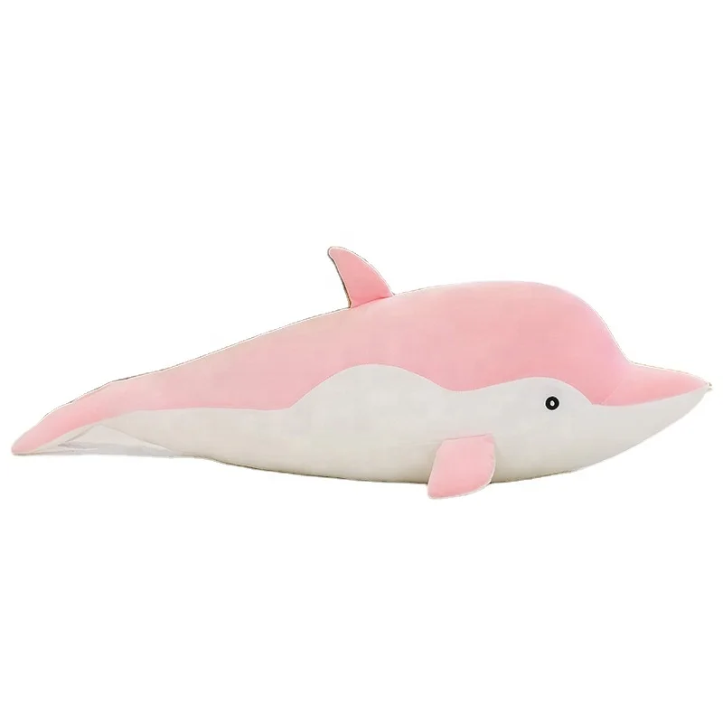 DH3244 Wholesale Internet high Quality Cute Custom Hot Sale Spandex Super Soft Stuffed Marine Animals Plush Pillows Dolphin Toy