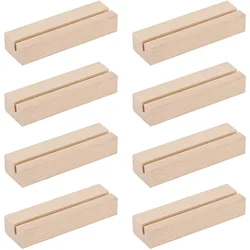 wood place card Table Number Stand Holders wood sign holder for Wedding Party Table Decoration
