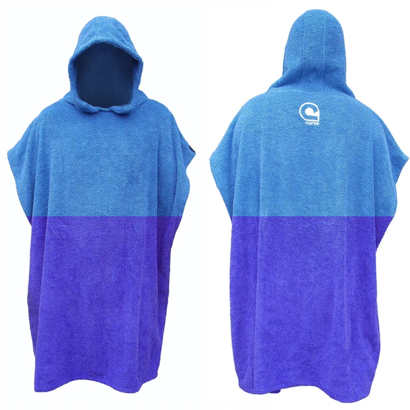 four season hot sale beach adult black microfiber poncho towel