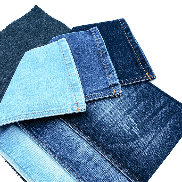 Competitive Price High Quality Denim Jeans Fabric Denim Suppliers Of Stretch Slubby Denim Jeans Fabric
