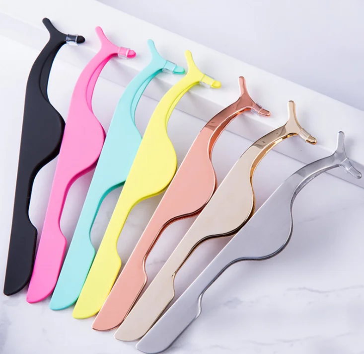 
QD Charme Beauty wholesale eyelash applicator fashion style eyelash tweezers private label Eyelash Curler 