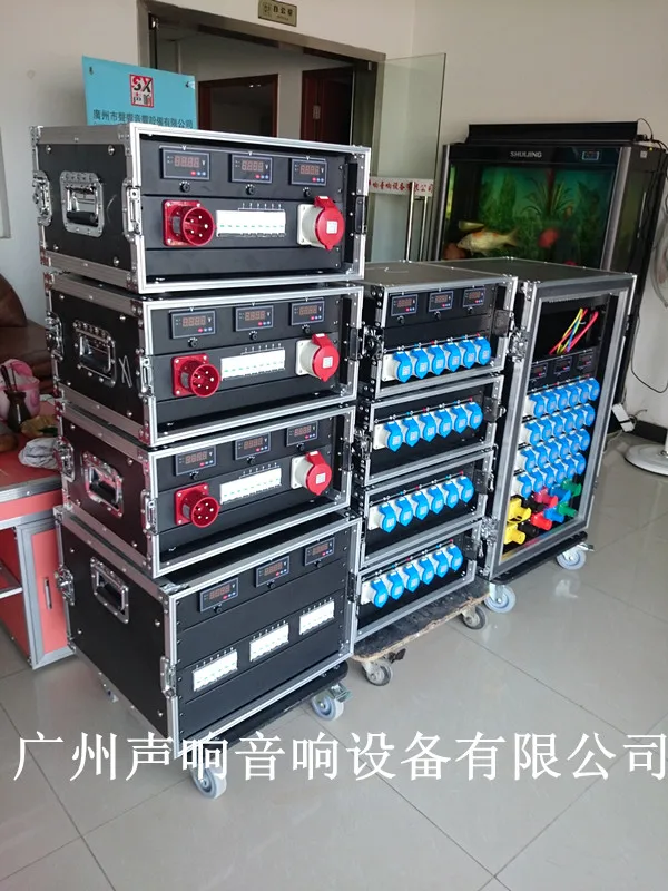6way power distro rack single phase electrical panel box