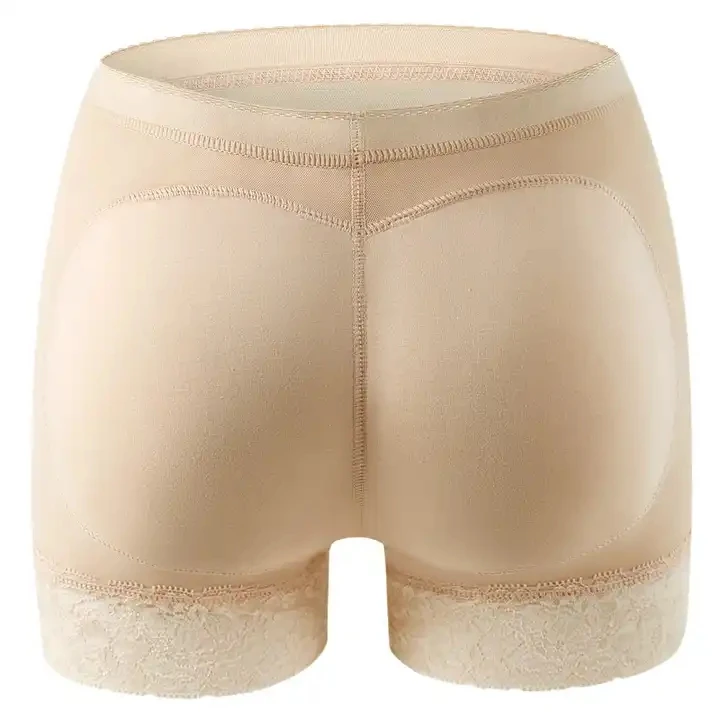 Women Buttocks Plump Hips Large Size Body Shaping Panties Lace Ass with Pad Boxer Shapewear Shorts Butt Lifter Pants
