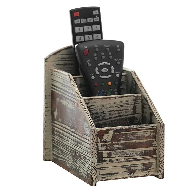 3 слота деревенский Горелый деревянный стационарный дистанционный Органайзер