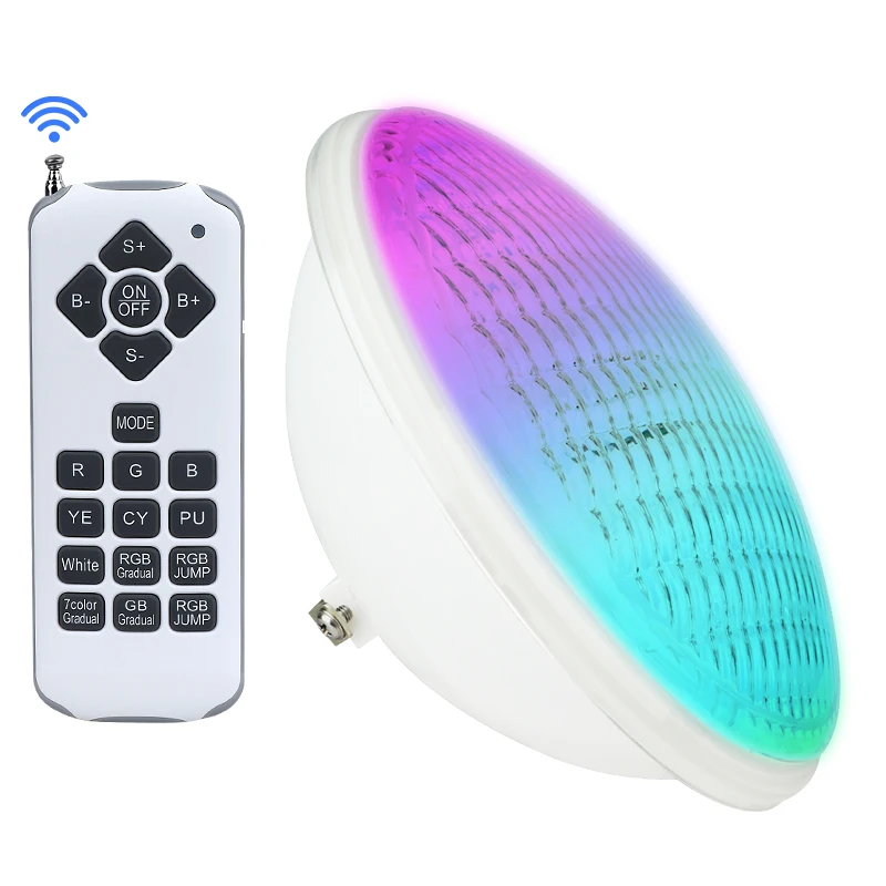 New Product 18W 24W 35W Full PC Casing Submersible Par 56 Series 100% Waterproof IP68 LED Underwater Light Swimming Pool Light