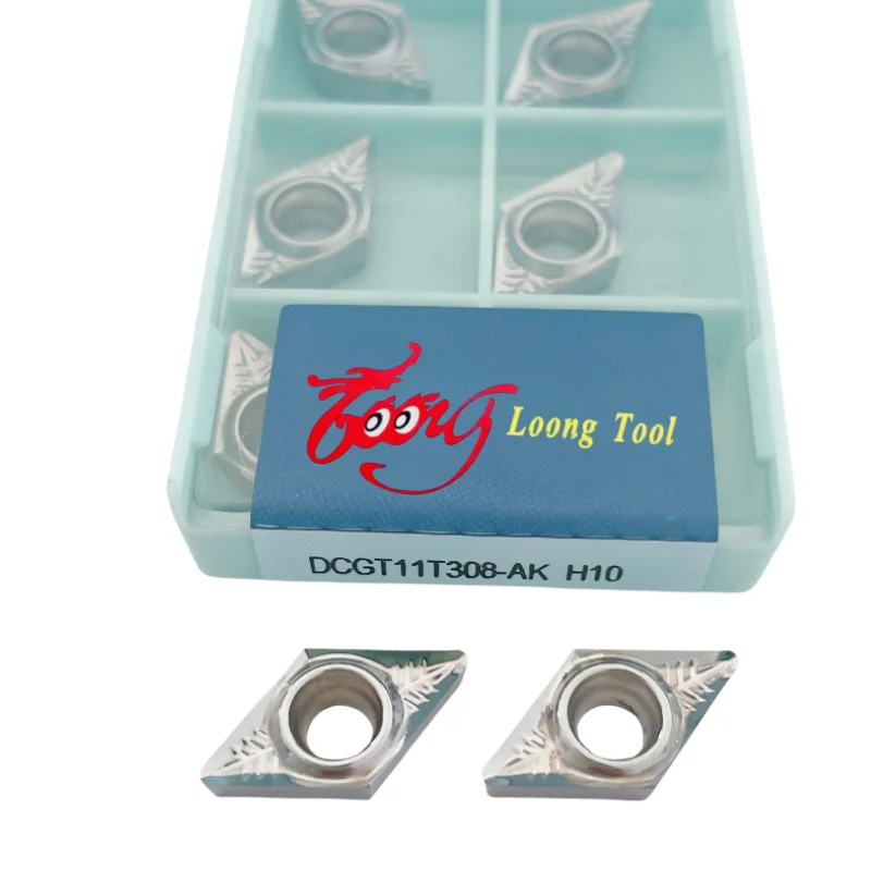 DCGT11T308-AK Carbide Insert  Aluminum Sheet Wood Lathe CNC Turning Tool for Aluminum