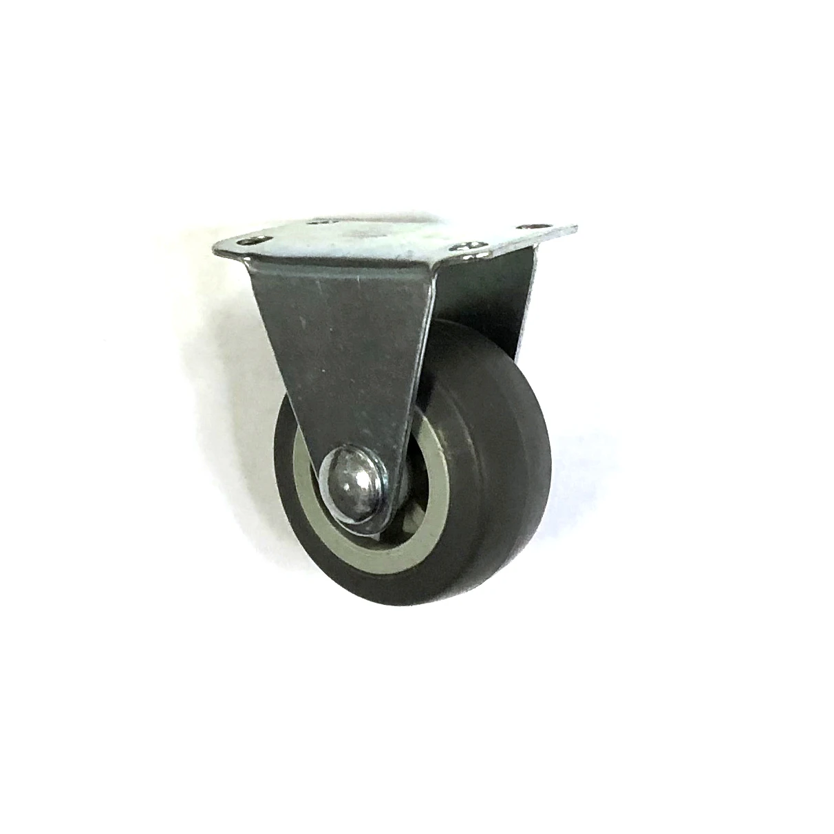 38MM Flat Top Plate Small Light Duty Fixed Caster For Cart