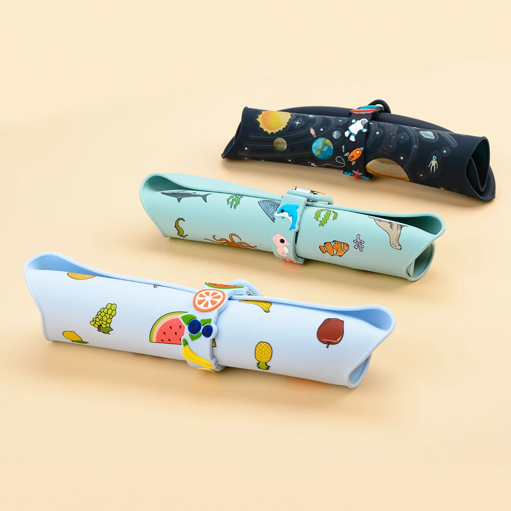 2022 New Design Borjay Baby Teether Rubber Dummy Chain Food Grade Bpa Free Baby Silicone Beadless Pacifier Chain