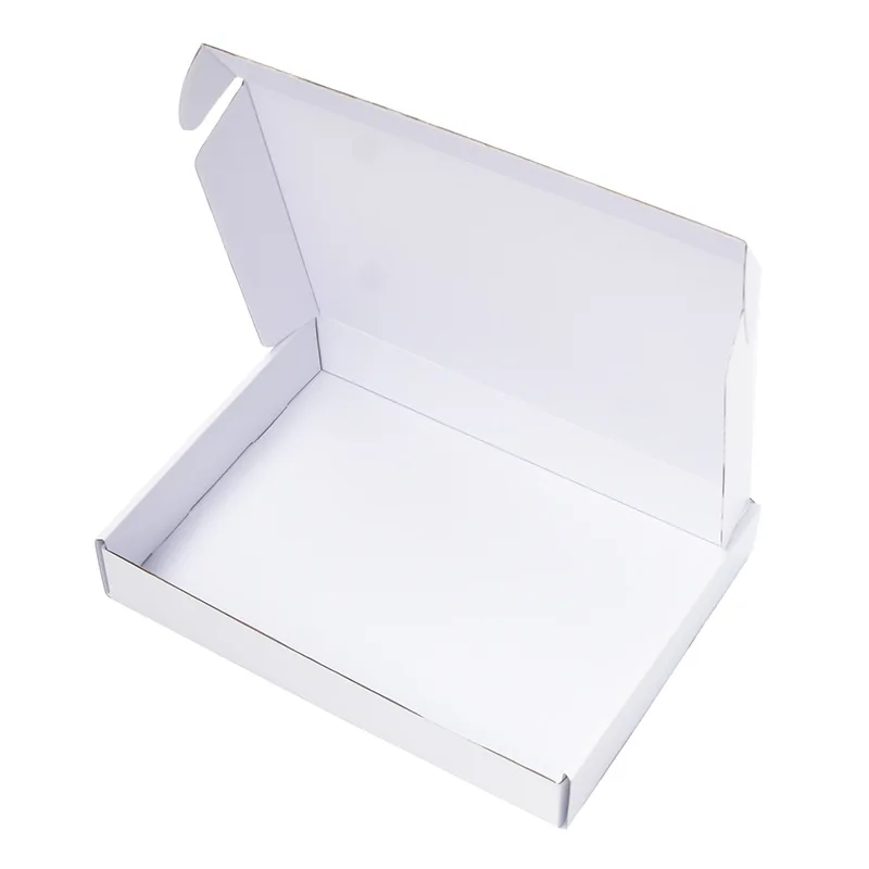 OEM Custom Logo Corrugated White Boxes Gift Shipping Paper Box