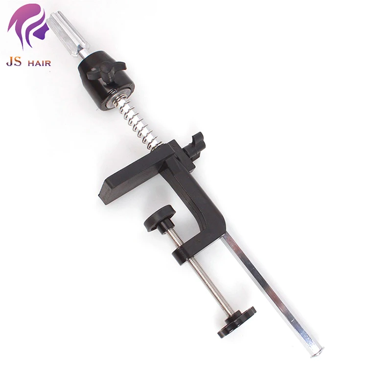 Salon tripod stand mannequin head bracket Durable Adjustable Stainless Steel training Head manikin doll Holder For Making Wigs