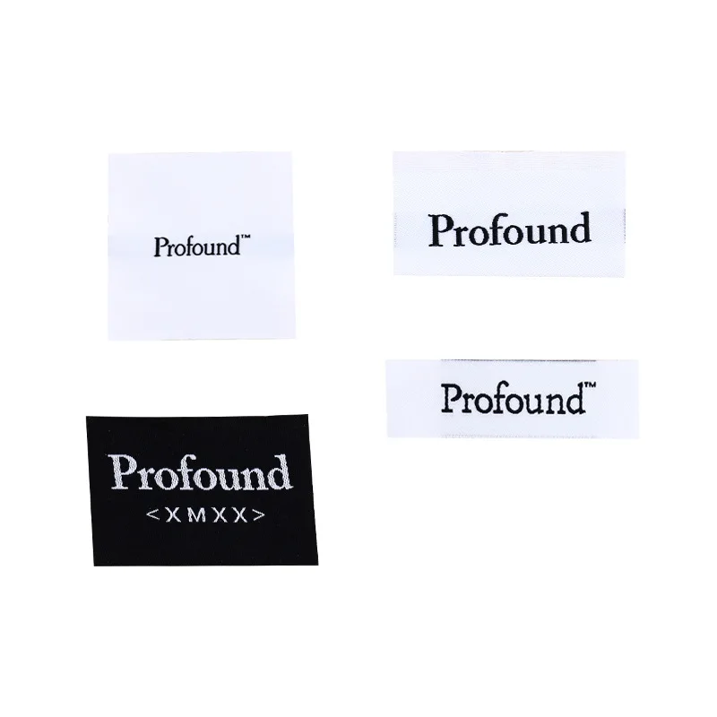 Free Design Service Custom woven Labels Neck Woven Clothes Tags Labels For Apparel Clothing for clothes garment Clothing
