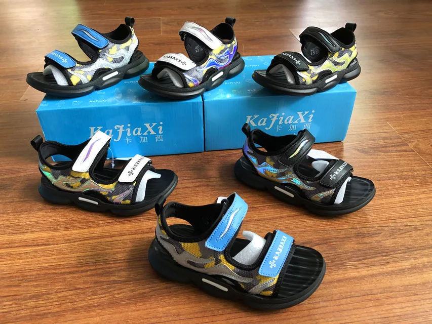 Сандалии для мальчиков, новинка 2020, летняя детская пляжная обувь, специальные детские сандалии