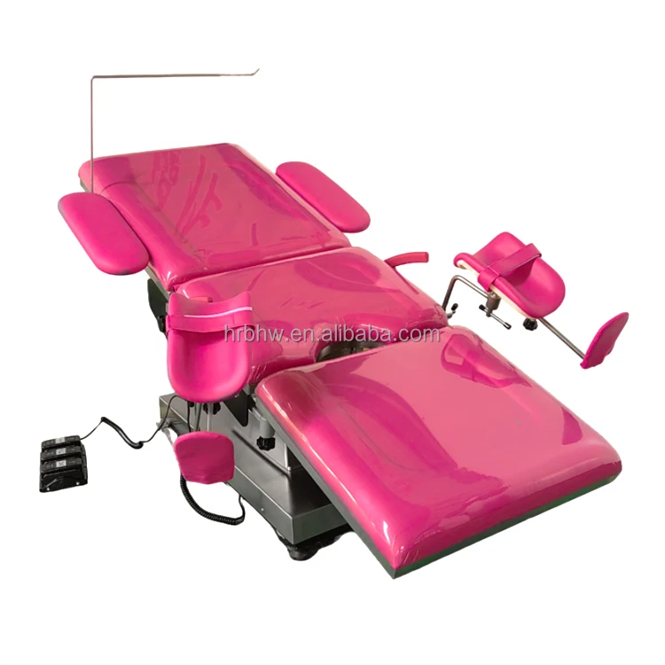 Hot Sale Multifunction Three Function Labour Room Delivery Table Birthing Table with Stirrups