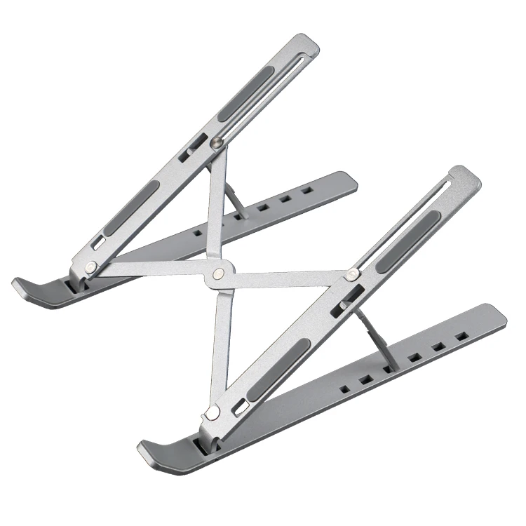hot sell aluminum alloy laptop stand adjustable foldable desktop stand for home school office