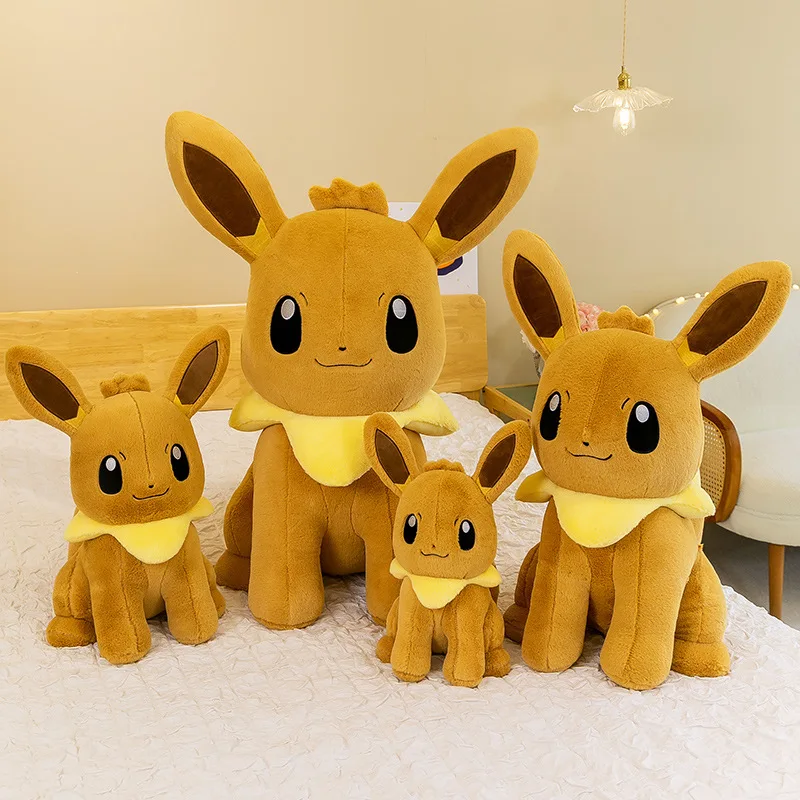 Eevee Pikachu Snorlax Squirtle Charmander плюшевые игрушки Pokemoned Umbreon Sylveon для детей