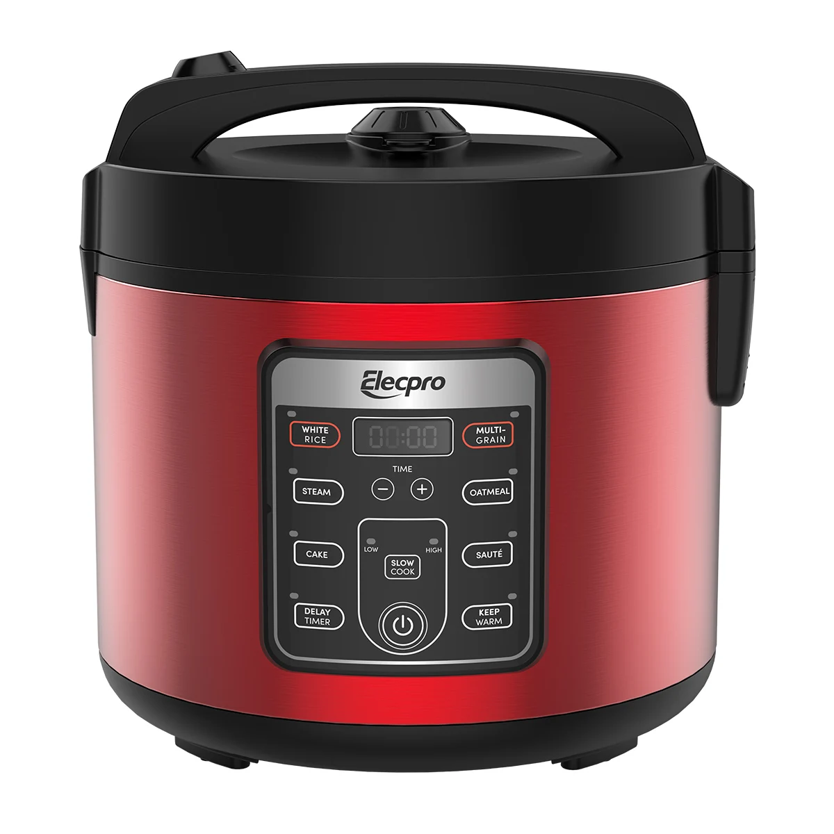 Hot selling LED display low sugar 860W Stainless steel multi-purpose 1.8L 5L Digital Drum rice cooker