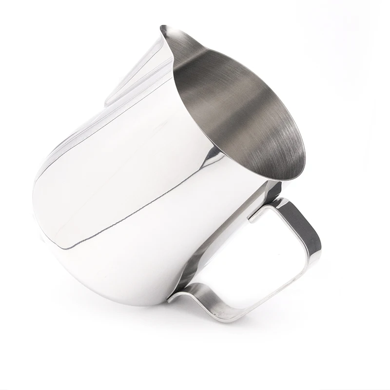600ml Mini Silver Milk Jug Stainless Steel Cup for Milk Frothing Pitcher