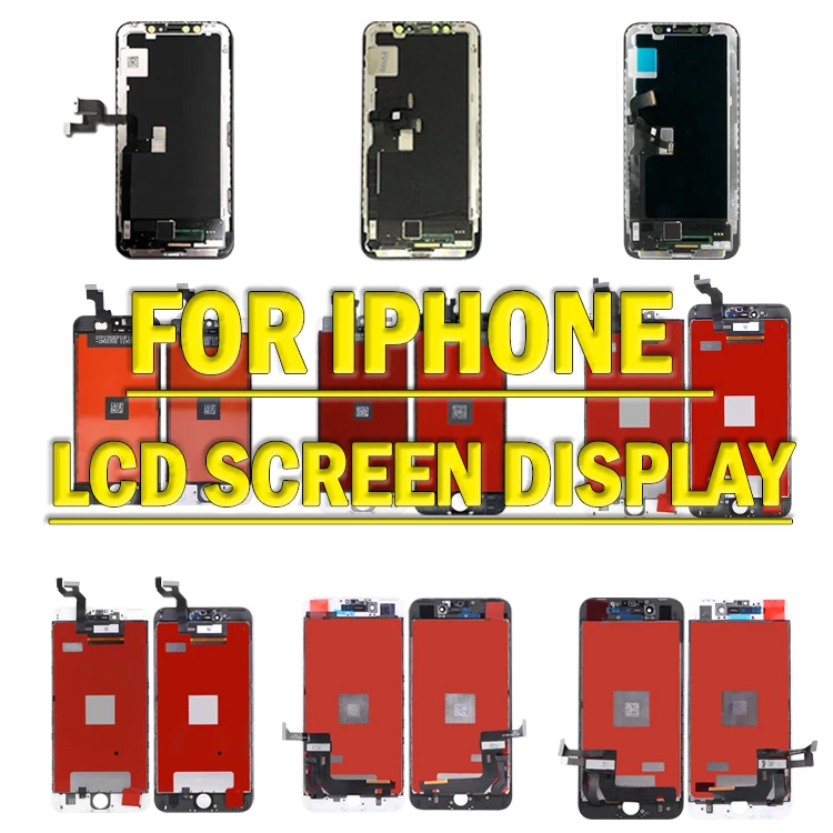 Mobile phone lcd for all models original replacement iphone 6 7 8 plus xs xr x 10 11 12 mini 13 pro max oled screen