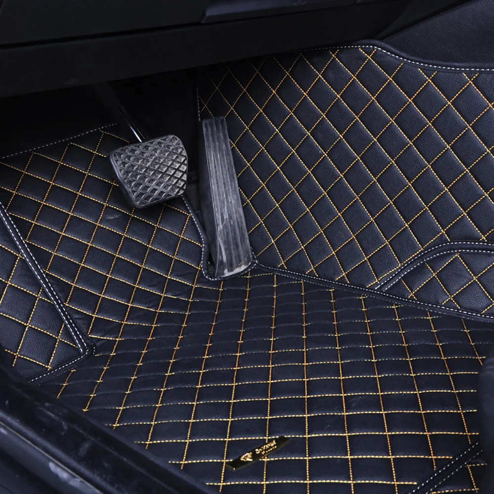 QCI163 3D Custom Fit Car Floor Mats All Leather Car Floor Pad For 07-16 Kia Sportage carpets