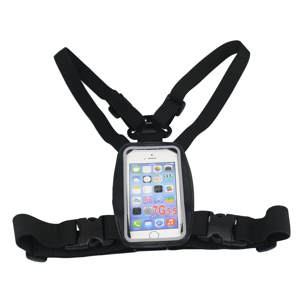 Hot Sale Outdoor Sports Running Phone Holder Smart Phone Chest Strap Cell Mobile Phone Bag