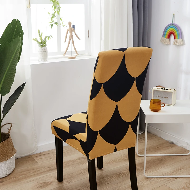 Pattern designer The cat catches half back chair covers scratch resistant covers for kitchen chairs folding printed chair covers