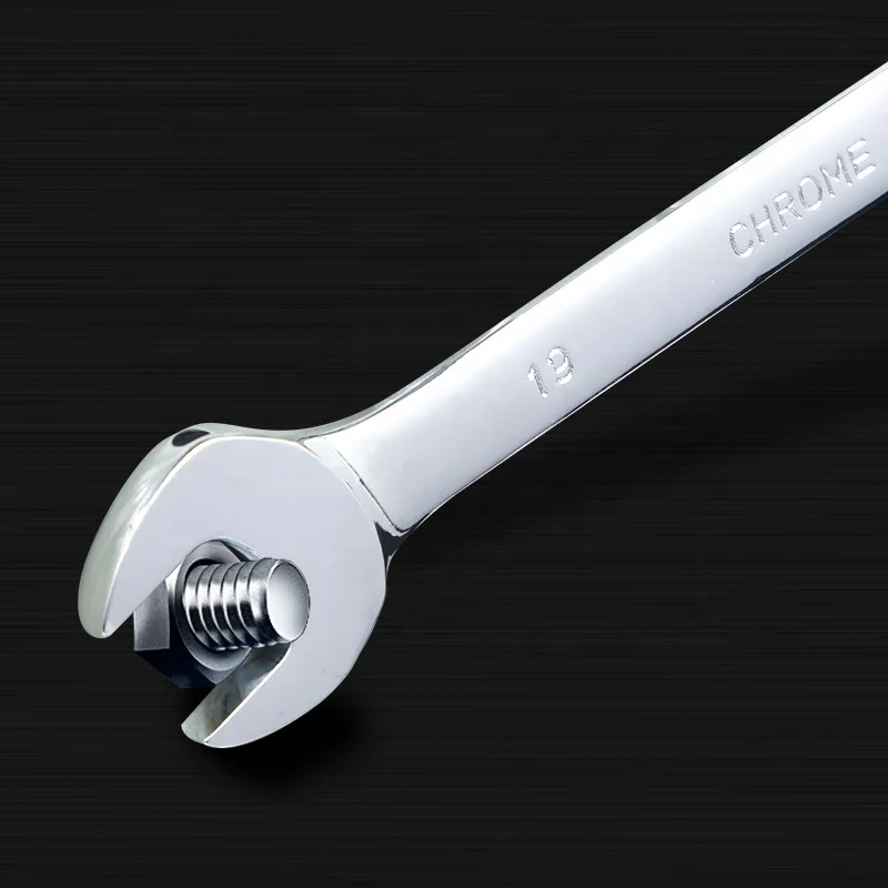 High Quality Durable wrench Large size dual-purpose spanner Industrial combination wrench with ratchet gear