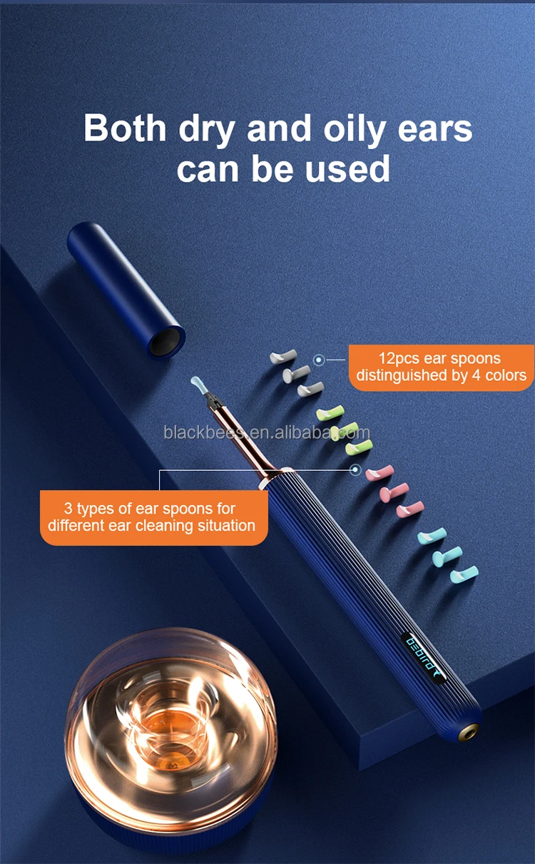 
Bebird Note3 Smart ear cleaning rod earwax removal tweezers kit with 10 mega pixels video camera 