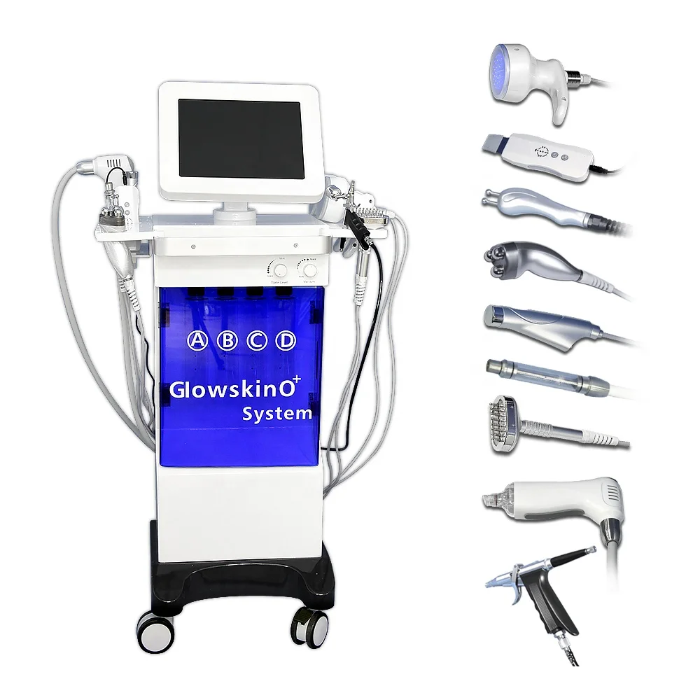 11 In 1 Hydra Water Diamond Dermabrasion Rf Bio Lifting Facial Machine/Hydro Aqua Facial Machine Beauty Salon Equipment