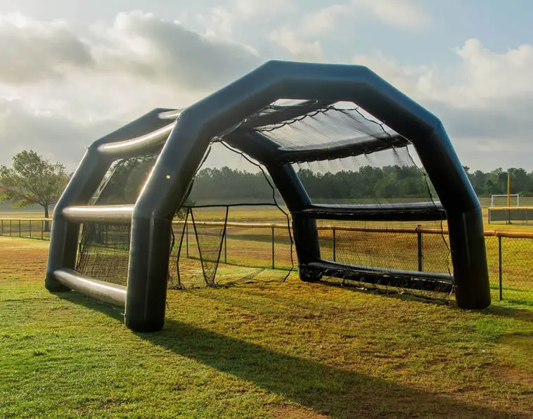 Black AIR Tight Inflatable Turtle Backstop rude american Inflatable Baseball and Softball Batting Cages price