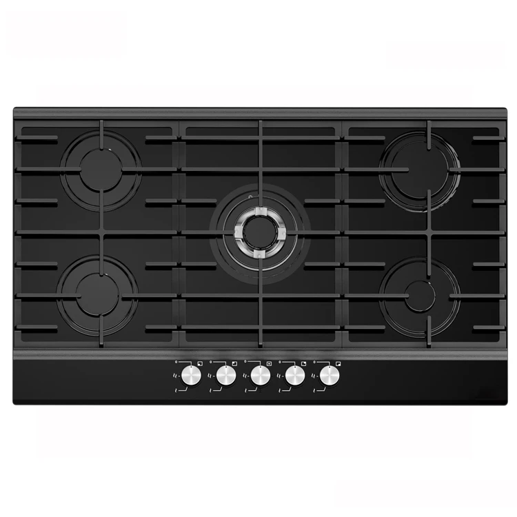 Wholesale household appliances 5 copper Burner Gas Hobs 90cm gas range